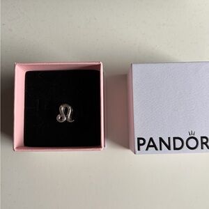 Pandora Silver Zodiac Charm in LEO